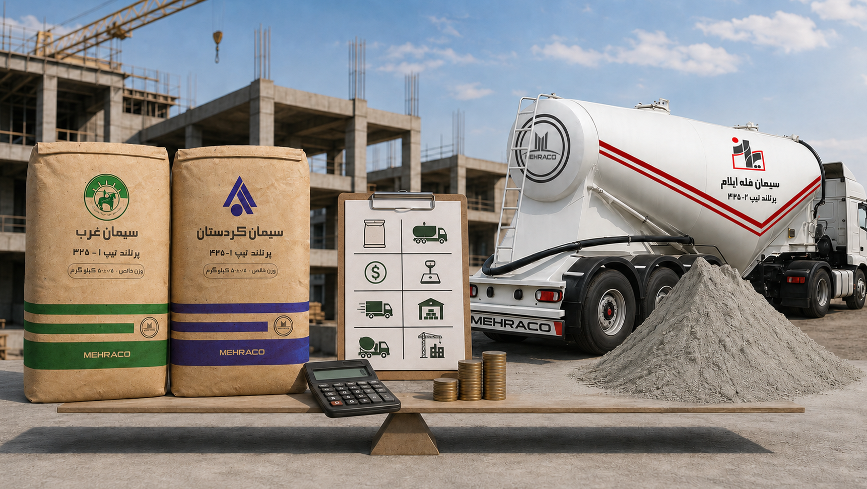 عوامل موثر بر قیمت نهایی سیمان پاکتی و فله