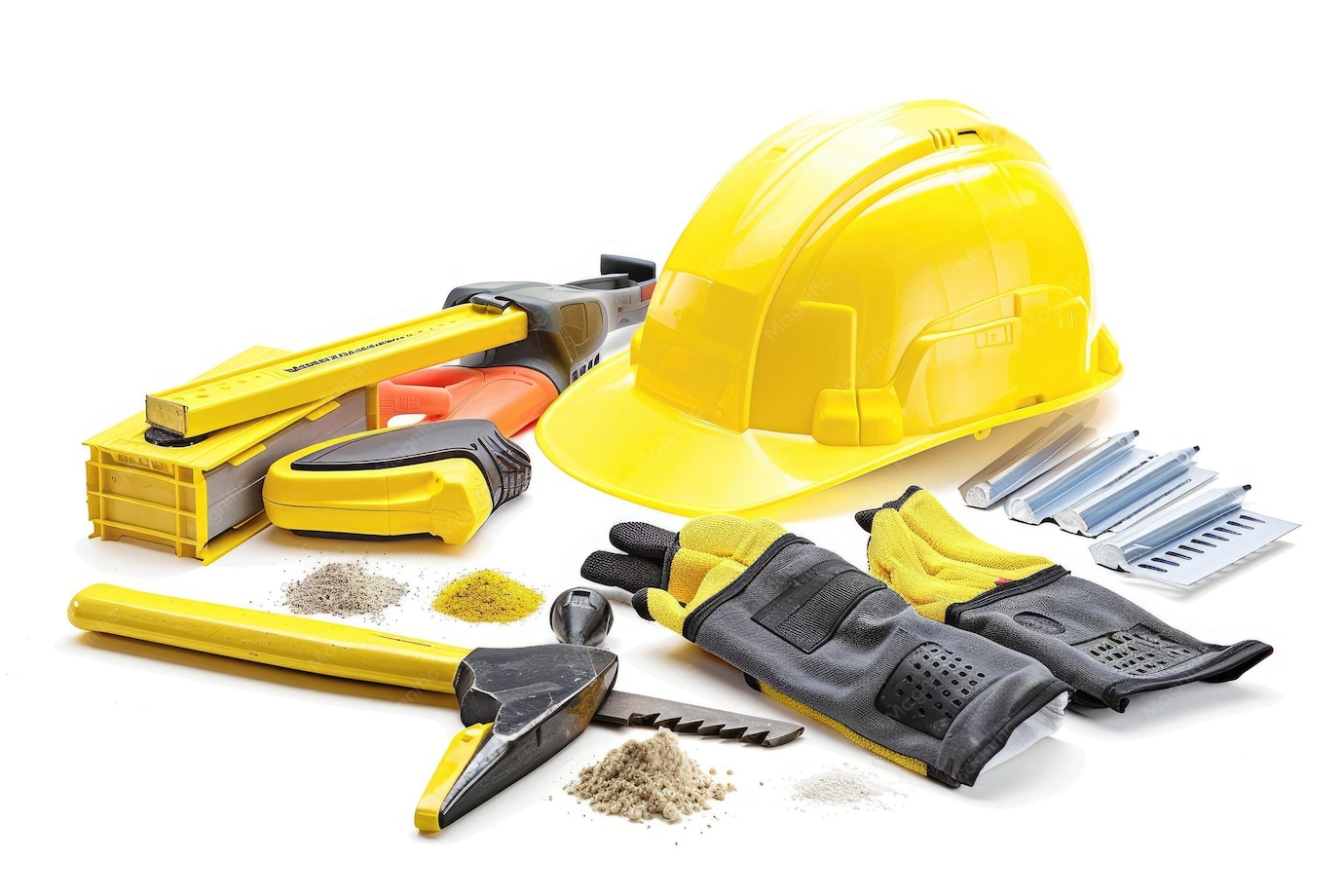 دستگاه روباتیک ساختمانی در حال کار در یک پروژه مدرن